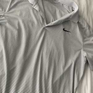 Nike striped golf shirt